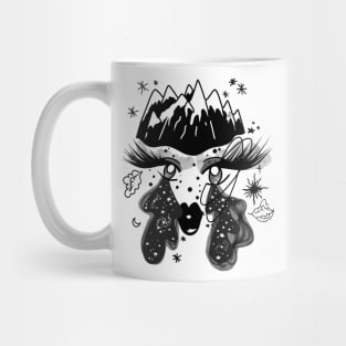 Mother nature crying Mug